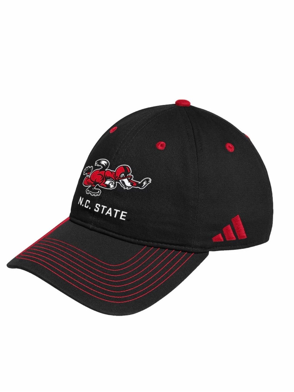 NC State Wolfpack Aidas Slouch
Adjustable Hat - Black & Red NWT OS